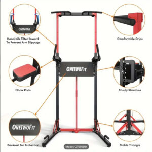 ONETWOFIT EW109673 Power Tower Pull Up Bar Station